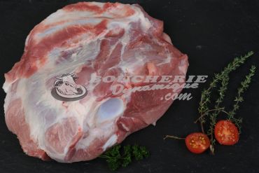 Palette de porc avec os