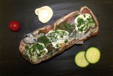 Filet mignon de porc au chèvre