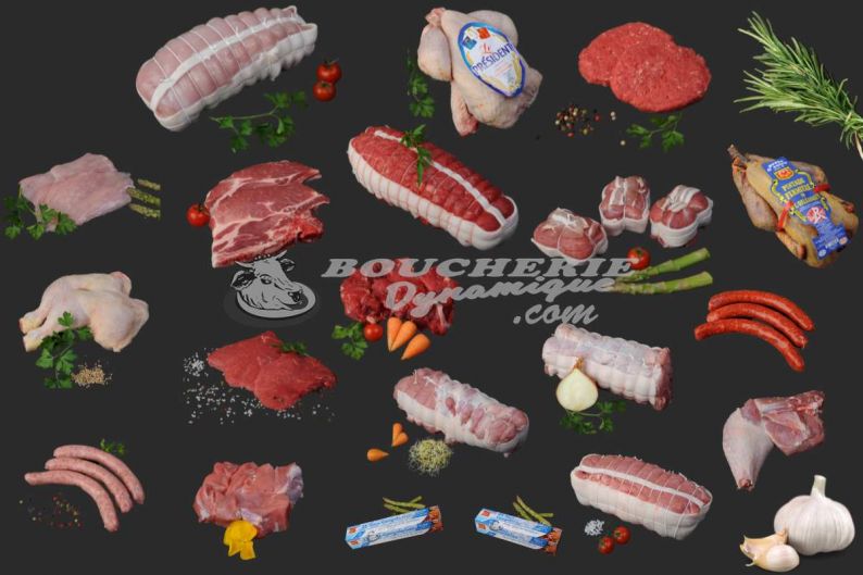 Colis de viande Familial 10 Kg (Avec Steacks hachés)