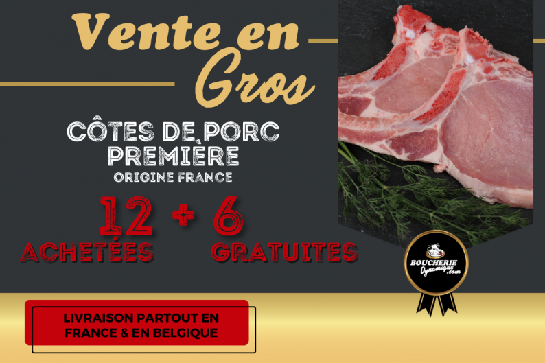 12+6 GRATUITES Côtes de...