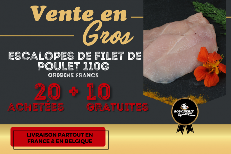 20+10 GRATUITES Escalopes...