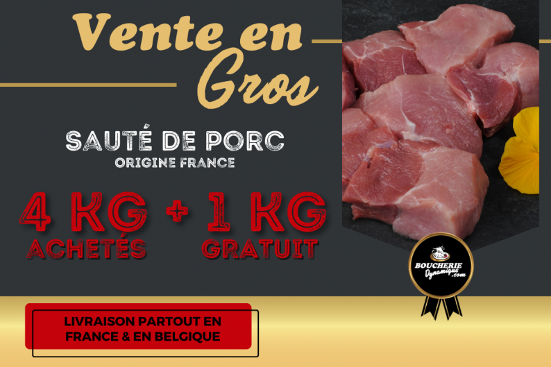 4+1 GRATUIT Sauté de porc