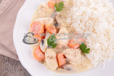 Blanquette de veau et riz...