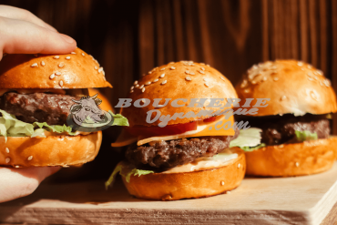 6 mini hamburger au boeuf...