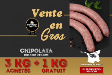 3kg+1kg  GRATUIT Chipolata