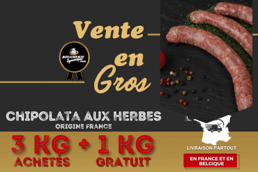 3kg+1kg  GRATUIT Chipolata...