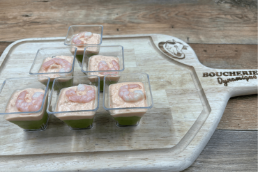 Verrines avocat et cocktail...