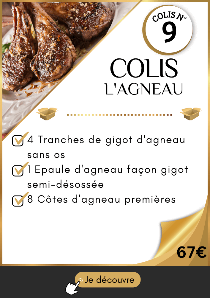 Colis pas cher à base d'agneau gigot