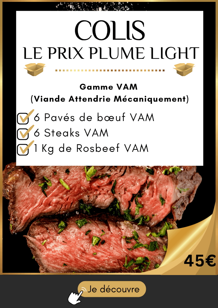 Petit colis plume viande VAM 6 personne