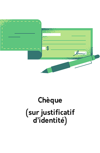 règlement par chèque