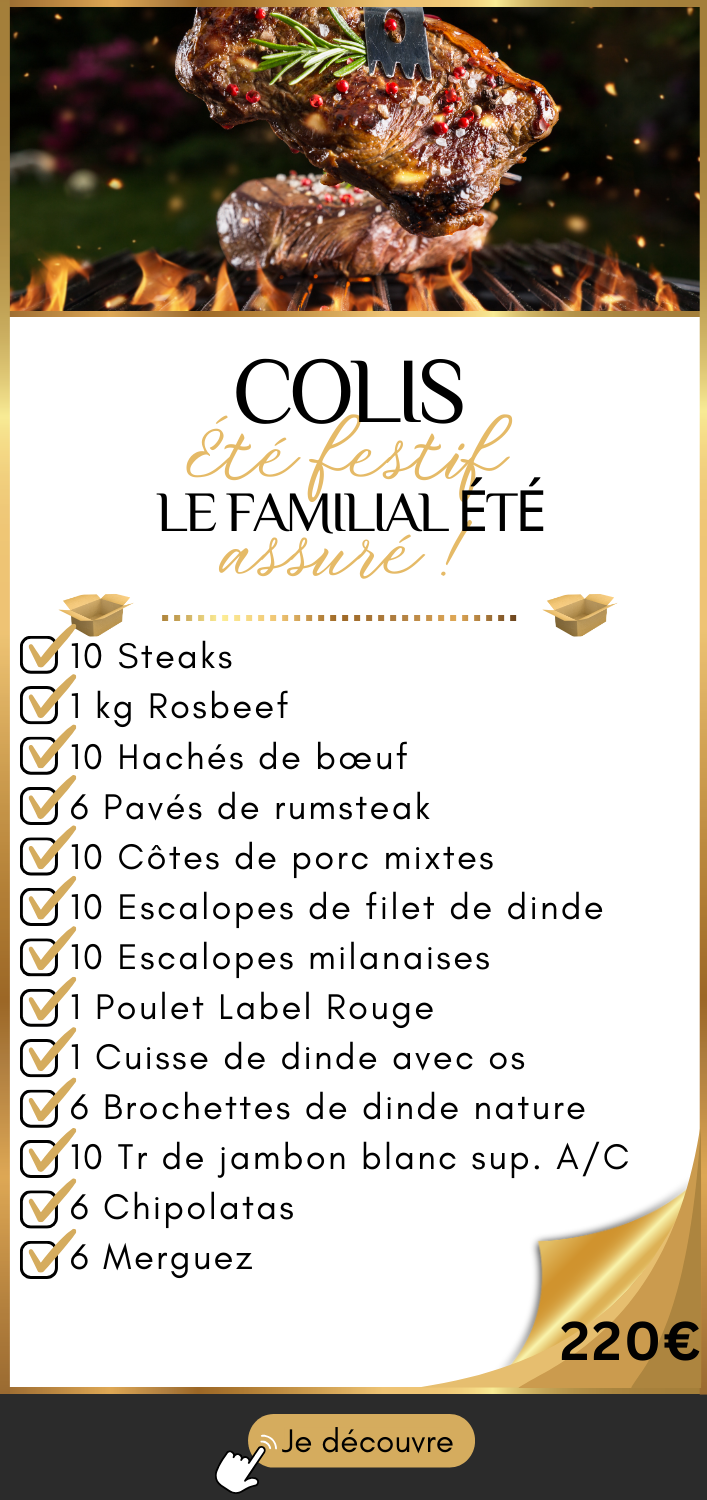 Colis spécial été pour les familles